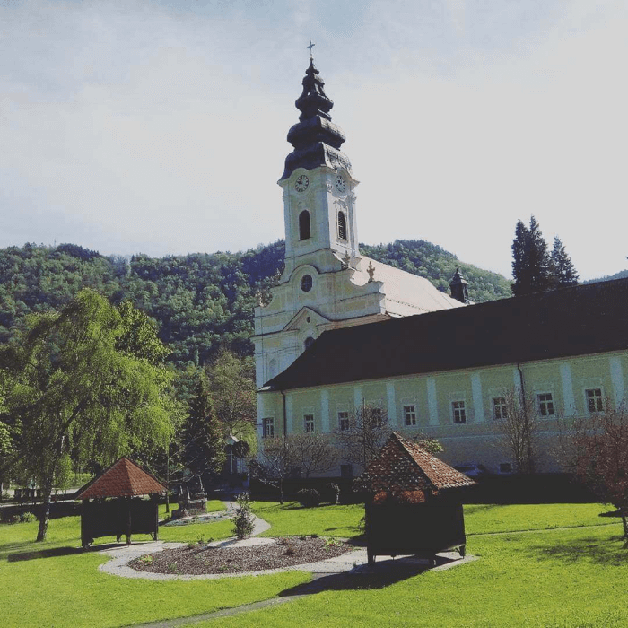 Abbaye Engellszell et jardins