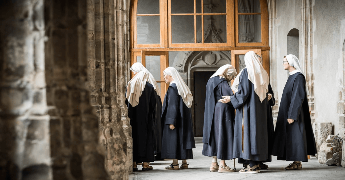 L'abbaye de Chantelle compte aujourd'hui une petite quinzaine de soeurs bénédictines