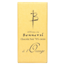 Chocolat noir 70% à l'orange - Abbaye Notre-Dame de Bonneval - Divine Box