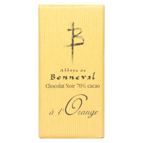 Chocolat noir 70% à l'orange - Abbaye Notre-Dame de Bonneval - Divine Box