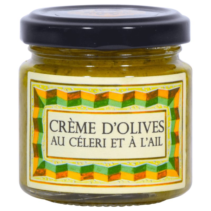 crème d'olive au céleri et à l'ail - monastère de Solan - Divine Box