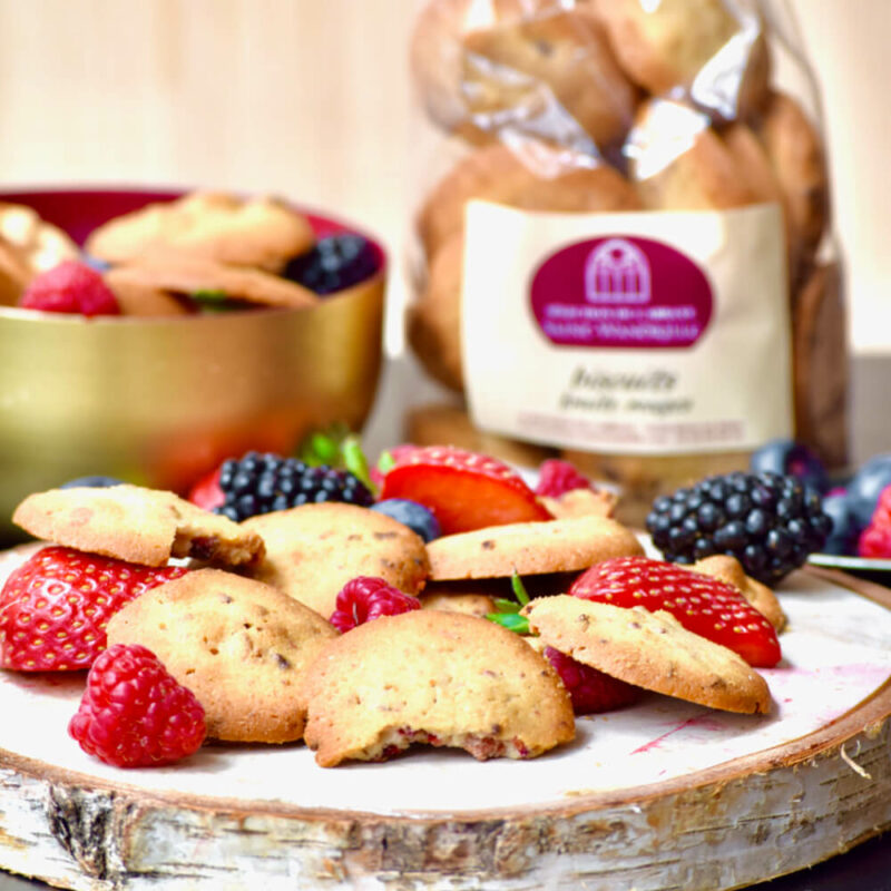 Biscuits aux fruits rouges – Abbaye Saint-Wandrille - Divine Box