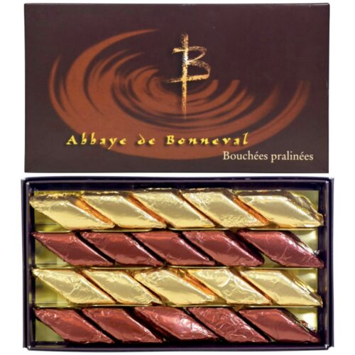 Bouchées pralinées enrobées de chocolat - Abbaye Notre-Dame de Bonneval - Divine Box