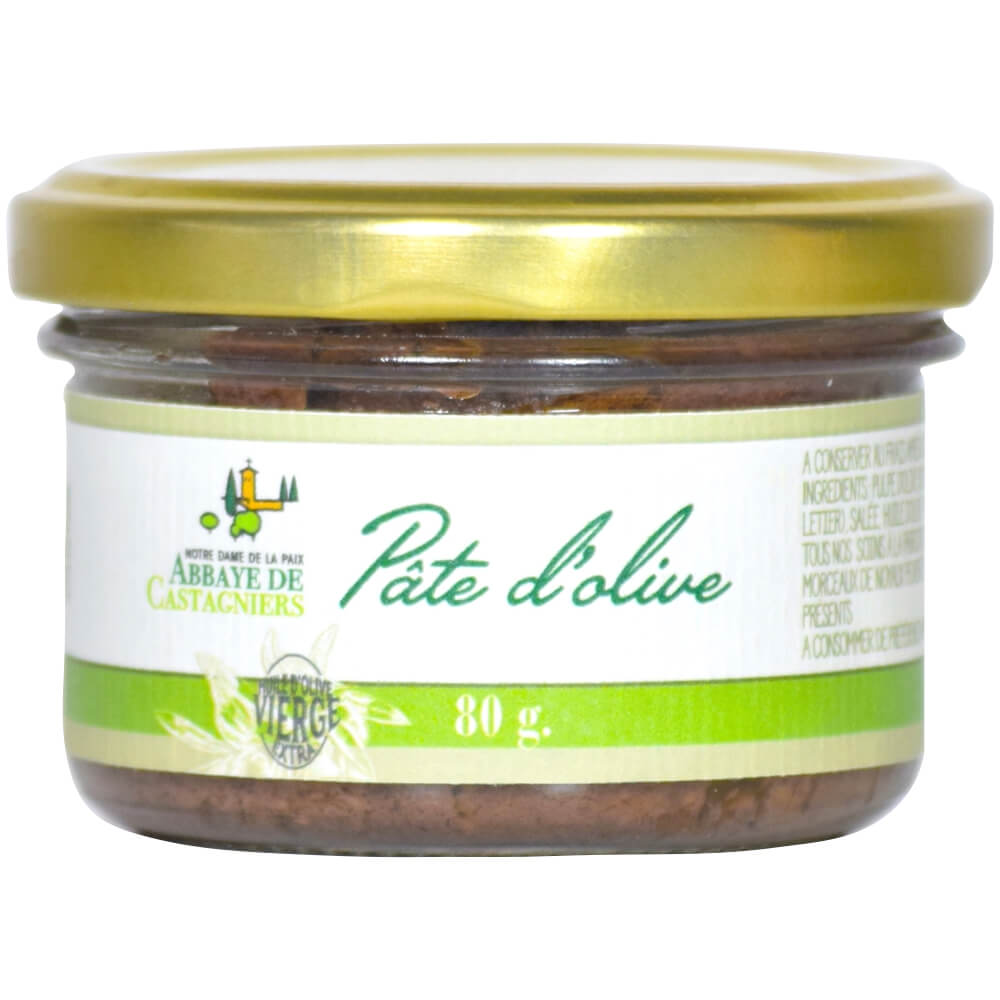 Pâte d'olive (100% olive) - Abbaye Notre-Dame de la Paix de Castagniers - Divine  Box