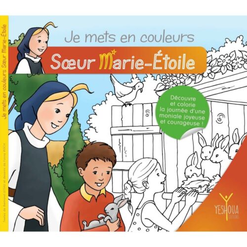 Album à colorier Sœur Marie-Étoile- page 1 -Divine Box