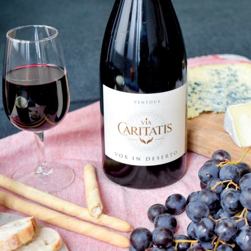 Vin rouge Via Caritatis - Abbaye Sainte-Madeleine du Barroux - Divine Box