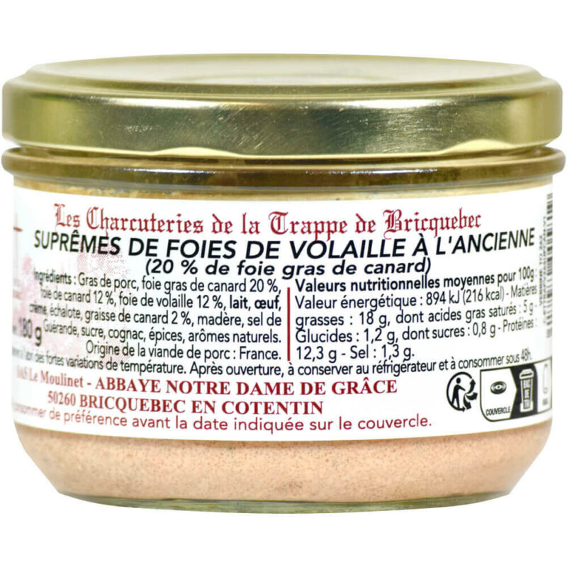 Suprême foies volaille - Abbaye de Bricquebec - Divine Box