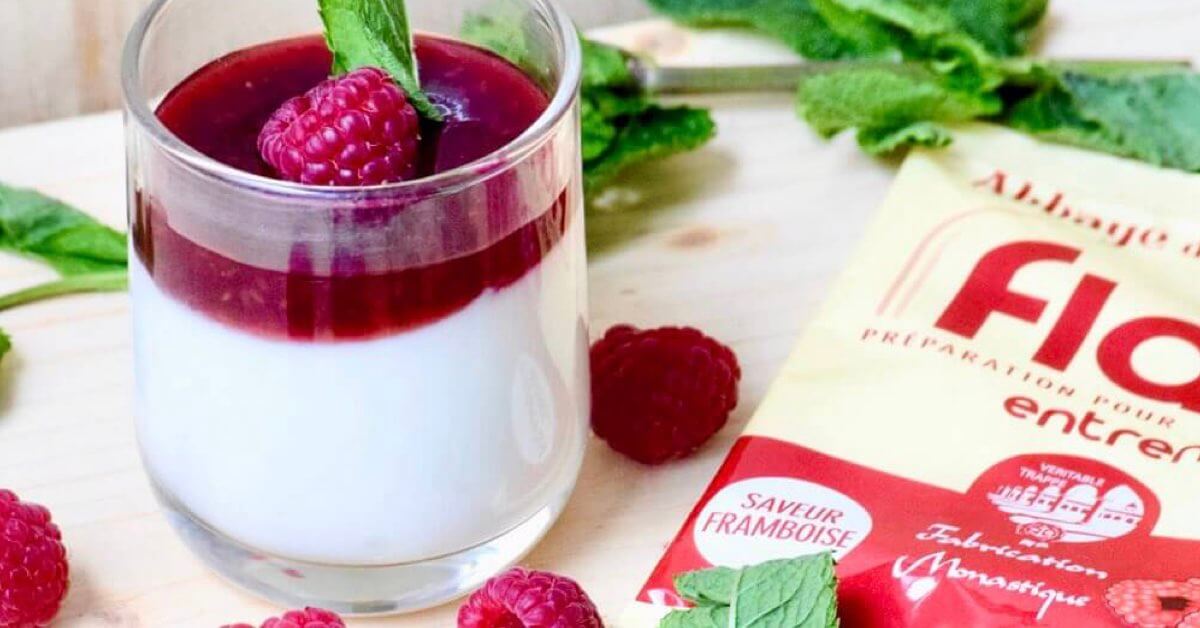 Recette de panna cotta à la framboise - Divine Box