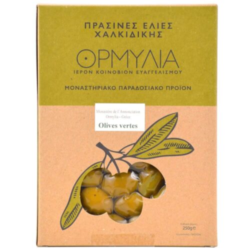 Olives vertes – Monastère de l’Annonciation d’Ormylia - Divine Box