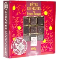 Coffret de pâtes de fruits (3 fruits rouges) 600g – Abbaye de Landévennec - Divine Box