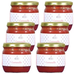 Lot de 6 confitures de cornouille – Abbaye de Boulaur - Divine Box