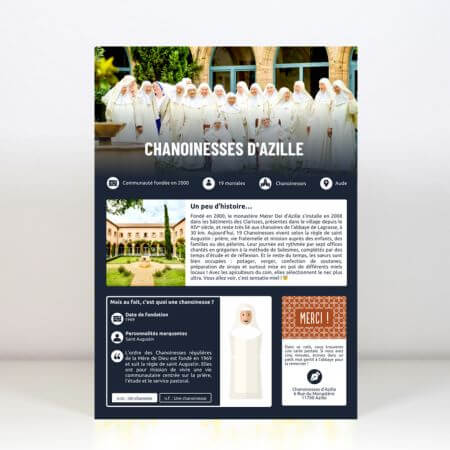 Opération Monastère d'Azille miels et sirop - Contenu du Colis flyer