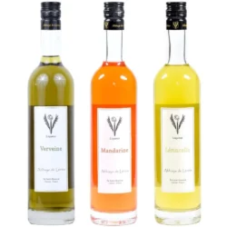 Lot 3 liqueurs (Mandarine, Verveine, Citron) - Abbaye de Lérins - Divine Box