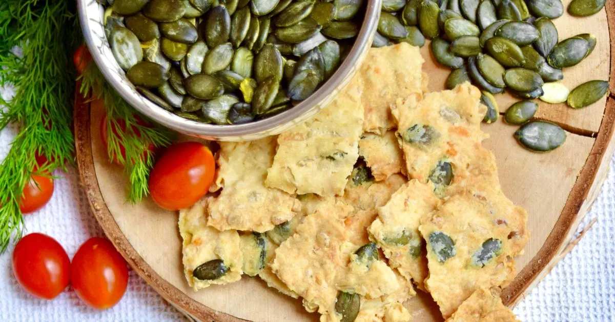 RECETTE DE CRACKERS GRAINES COURGE - DIVINE BOX