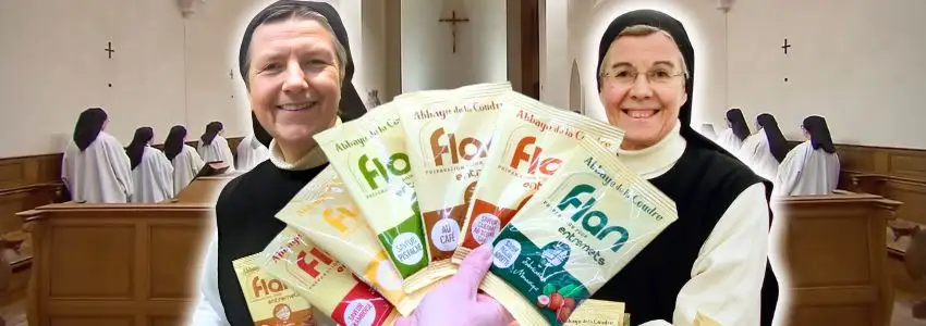 Page Catégorie Produits Abbaye de La Coudre - flans et sœurs et église - Divine Box