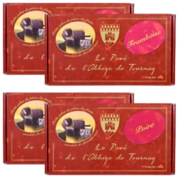 Lot Connaisseur de pâtes de fruits enrobées de chocolat - Abbaye de Tournay- Divine Box