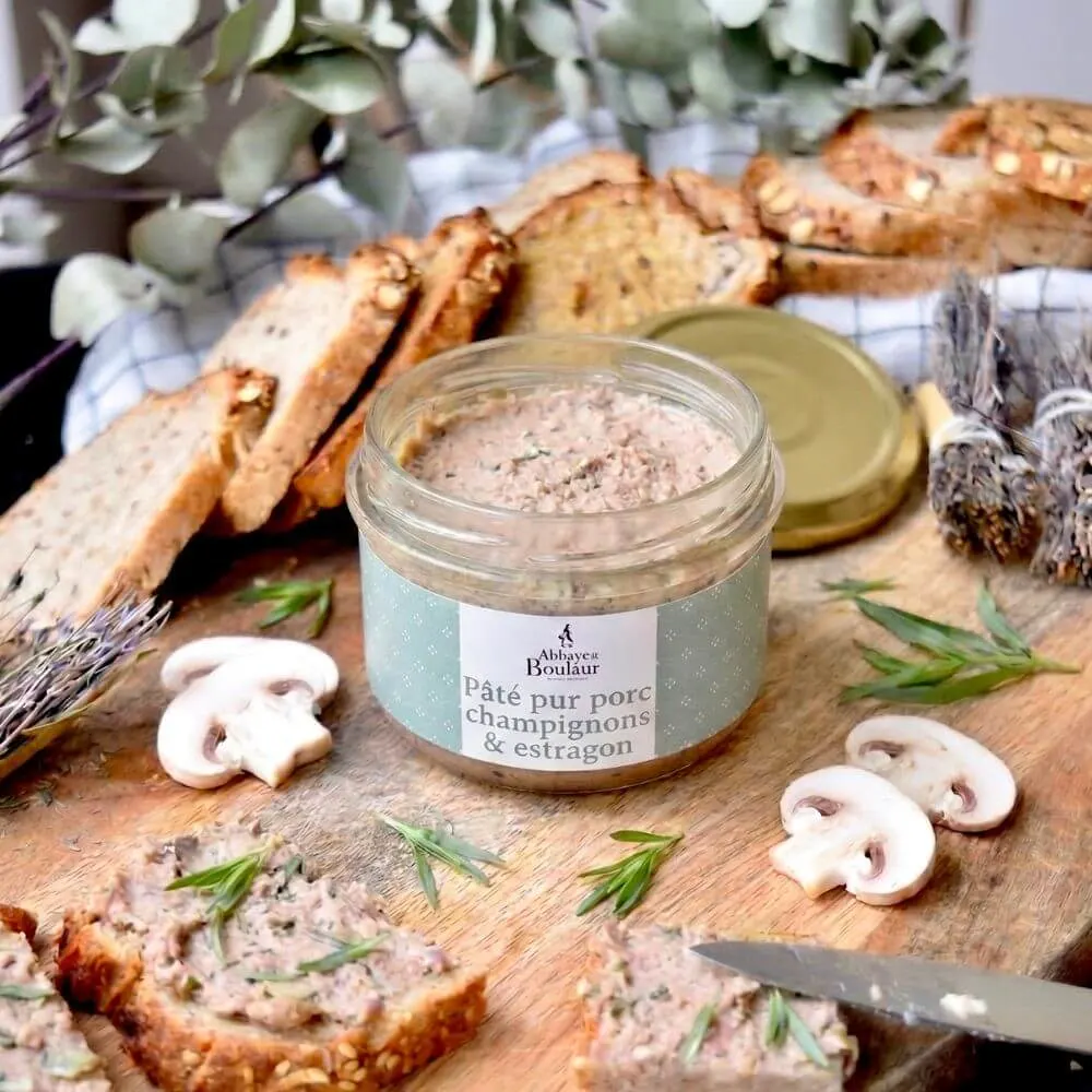 Pâté aux champignons et à l'estragon - Abbaye Sainte-Marie de Boulaur - Divine Box