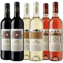 Lot 3 vins BIO (Rouge « Saint-Martin » + Blanc « Sainte-Catherine » + Rosé « Mon Bien Aimé ») – Monastère de Solan (x6) - Divine Box