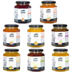 Lot Confitures « Découverte » (8x320g) – Abbaye d’Échourgnac - Abbaye d'Echourgnac - Divine Box
