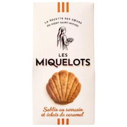 Miquelots - Sarrasin et éclats de caramel - Abbaye du Mont St Michel - Divine Box