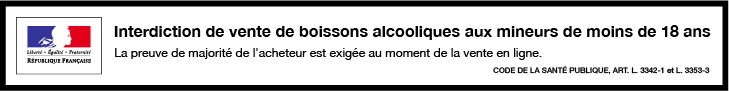 Bandeau de prévention de l'abus d'alcool