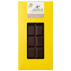 Tablette Chocolat noir aux écorces de citron - Abbaye de Castagniers - Divine Box