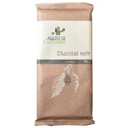 Tablette chocolat noir 70% – Abbaye de Castagniers - Divine Box